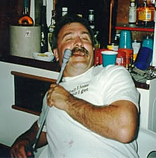 Jim and his shark toy