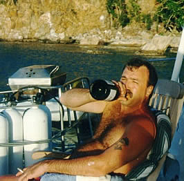 Chug a bottle of champagne