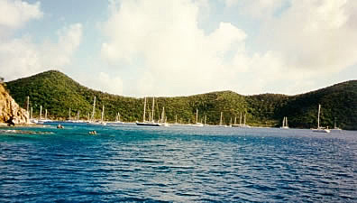 Anchorage at Norman Island