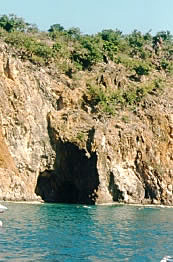 The Caves on Norman Island
