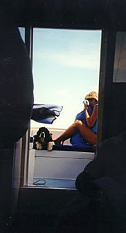 Janet getting ready with Daisy's help