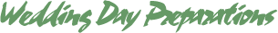 Wedding Day preparations logo