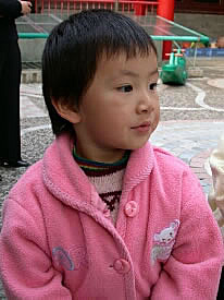 Little girl at the Kindergarten
