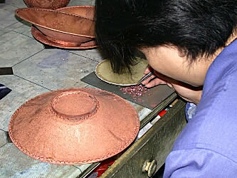 Cloisonne worker, Beijing
