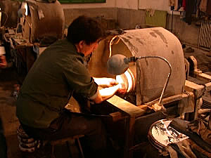 Cloisonne worker, Beijing