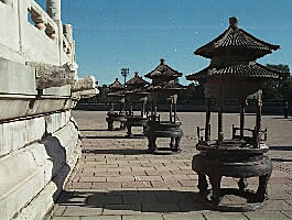 Chinese lanterns at the Temple of Heaven, Beijing