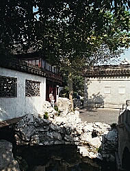 Anne in a doorway, Yuyuan Garden, Shanghai