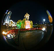 Statue along the promenade, Shanghai