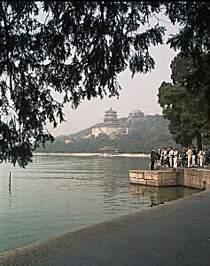 Sacred lake and Foxiangge, Summer Palace, Beijing