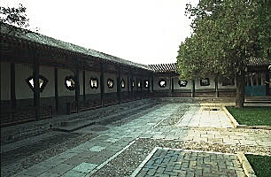 Painted window frames, Summer Palace, Beijing