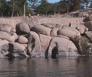 Elephantine Island rock formations