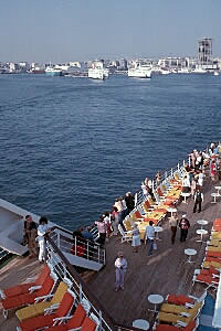 Leaving the Port of Athens