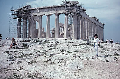 Anne by the Parthenon