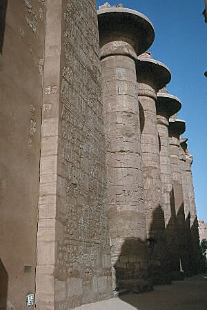 Massive columns at Karnak