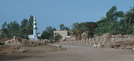 Avenue of Ram's Head Sphinxes