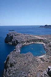 The sea as seen from the Acropolis