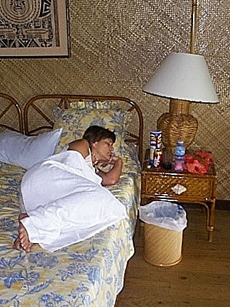 Napping the rain away