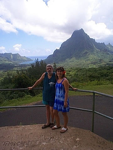 Anne and I at Belvedere Point