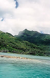 Island scene of Huahine