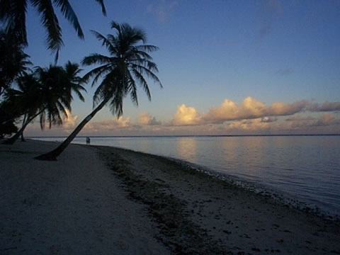 Sunset on Huahine