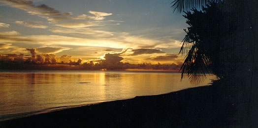 Sunset on Rangiroa
